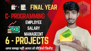 Project 6 Employee Salary Management System in C | Full Project Using Pointers & Dynamic Memory