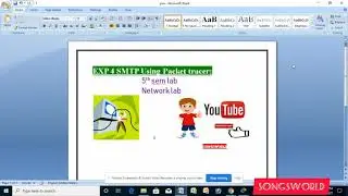 SMTP Server - Cisco Packet Tracer/Tamil/CN lab