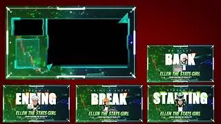 Personal Brand Stream Overlays for Twitch & YouTube | Data, Racing & Lifestyle Theme