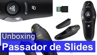 Passador de Slide Apresentador sem fio UNBOXING