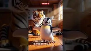 penguin tiger story #india #viral #trending #motivation #shorts #funny #children #baby #animation