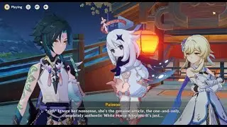 Zibai pays a visit to Xiao Cutscene - [6.3 Lantern Rite] Genshin Impact