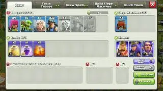 Attacking with stone slammer trial. New siege machine.