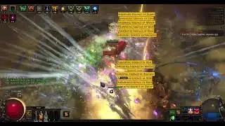 POE 3.21 CWDT saboteur 90%CDR finished (7,58 cast) skill cast look crazy
