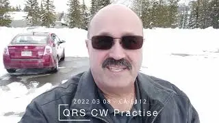 POTA 13WPM CW QRS practise in beautiful Kananaskis Country Alberta Ep2 Pt1