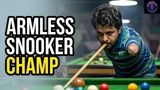 Worlds best handicap snooker player | Viral Armless snooker champion | Muhammad Iqram