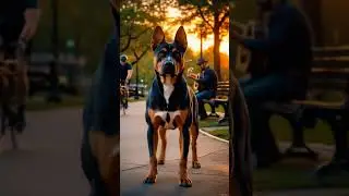 Pitbull & German Shepherd Fusion | Hyper-Realistic Hybrid Dog Transformation #shorts #ai #dog