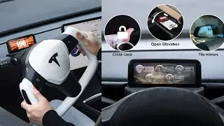 Ultra Mini Instrument Cluster Display For Tesla Model 3/Y (Upgraded W/ Touch Screen) 2023