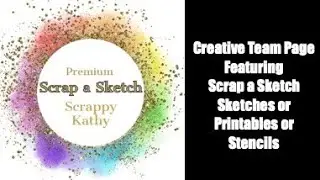 Splendid Skies || Scrap a Sketch NSD Challenge 3 || A Fab Sketch and No Patterned Paper