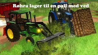 Røhra lager til en pall med ved ( Røhra's Gård ) #4