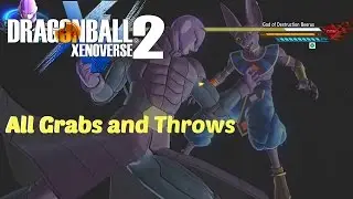 Dragon Ball Xenoverse 2 - All Character Grabs and Throws l Full Roster