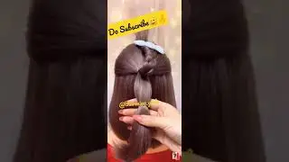 easy hairstyles for short hair easy and simple|| #shorts #charminggirls
