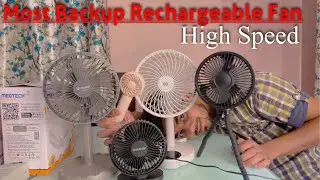 Top Best Rechargeable fan || Super High Speed Fan || Full Review