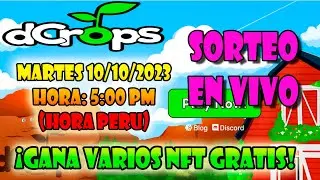 INFORMACION SORTEO EN VIVO DE NFT GRATIS | DCROPS JUEGO RED HIVE