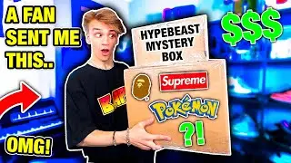 A Fan Sent me this *INSANE* Mystery Box of Hypebeast Items & Pok&eacute;mon !
