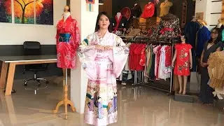 How to tie a women's Yukata with an Obi belt?