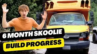 School Bus Conversion Progress Tour