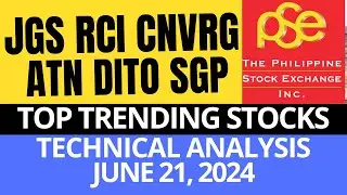 [STOCK MARKET] JGS RCI CNVRG ATN DITO SGP : PSE TECHNICAL ANALYSIS