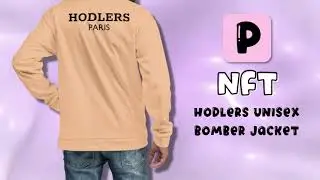 NFT Clothing | Bitcoin HODLers Unisex Bomber Jacket | Hermes Designer Parody | Pretty Contracts