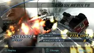 Terminal Velocity + Hopping Wrecks, crash demo (Burnout 3: Takedown)