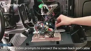 How to install Seventour 13.1 inch Car Radio Stereo for Chevy Silverado/GMC Sierra 2014-2018