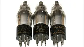 Unboxing Three Brimar 8D2 HF Pentode Vacuum Tubes   #UnboxingVintageElectronicComponents