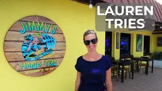 Lauren Tries Jimmy's Hang Ten in Flagler Beach, Florida!