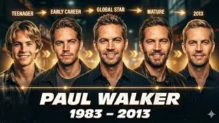 Paul Walker Age [1983 - 2013 Death] Transformation