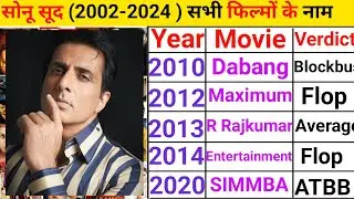 Sonu sood all movies list Verdict 2024, Sonu sood all movie south | sonu sood all film