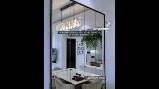 Dining Room Design Reveal | Mirror Wall Studs & Statement Lighting | Design by Maple