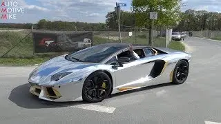 LOUD Chrome Lamborghini Aventador w/ Capristo Carbon Edition Exhaust