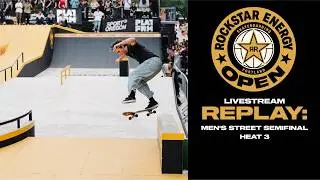 Повтор соревнования: мужской уличный полуфинал, заезд 3 | Rockstar Energy Open 2025 в Портленде