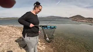 Ice of fishing at Strawberry 🍓 Reservoir.