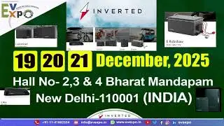 @InvertedEnergy1 | BATTERIES FOR ELECTRIC VEHICLE | 23RD EVEXPO DELHI 2025 | #batteries #evexpo
