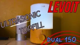 Levoit - Dual 150 .79 Gallon Top-Fill Ultrasonic Humidifier | Unboxing | Setup | How To Clean Review