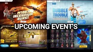 Free fire 8 upcoming events on india server || new  events is comming #freefire #update #new #ff 