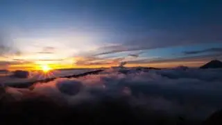 Bromo sunrise timelapse