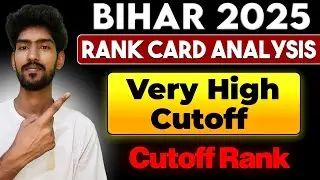 BIHAR NEET UG RANK CARD & CUTOFF 2025 🔥 Bihar Private Cutoff Very High 🚨#biharneetcutoff 