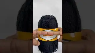 Fun time crocheting with black yarn #crochethumor #easycrochet