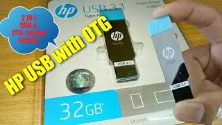 # HP USB 3.1 Unboxing # OTG Flash Drive 32GB HP X320m # USB With OTG # 32GB USB #