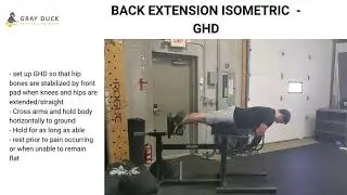 Back Extension Isometric - GHD