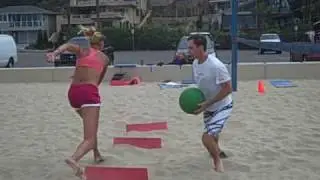 Colleen Smith Pro AVP Player Beach Training