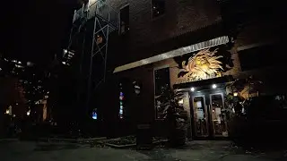 Downtown Toronto's Liberty Village on an Autumn's Night [4K 60fps / ASMR Travel / Canada]