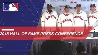 Hall of Fame Class of 2018 discuss being elected into Cooperstown