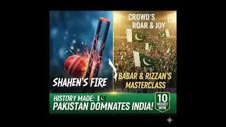 Pakistan's historic win over India in a T20 World Cup Match in 2021 | cricket match | T20