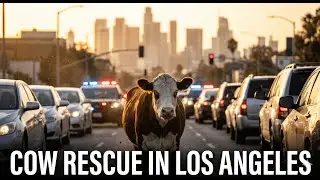 Runaway Cow Brings Los Angeles to a Standstill | Incredible Real-Life Rescue