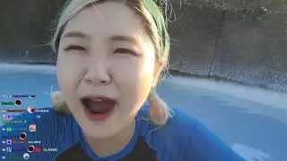HAchubby drops phone in hot spring!