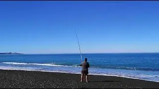 Peketa beach fishing with dolphins