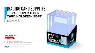 Ultra 3 X 4 Super Thick Baseball Card Toploaders Polyvinyl Chloride Holds 180PT Cards (Pack of 10)