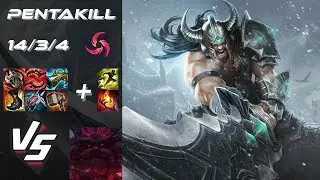MID Tryndamere vs Ornn [PENTAKILL] - EU Challenger Patch 26.2